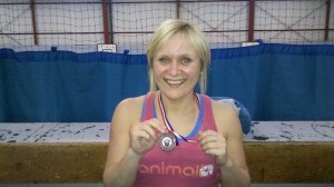 Julie Haydon - 3rd place at Bristol Kettlebells club strongest women contest