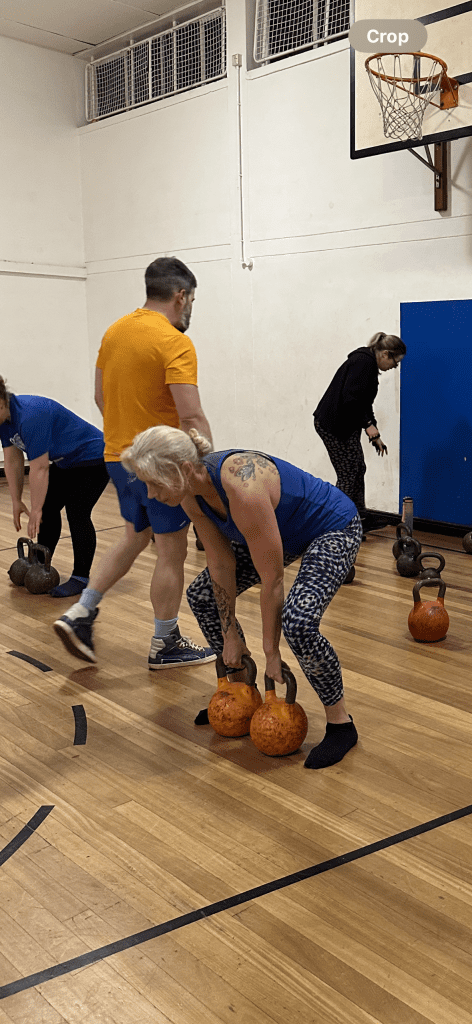 “Women strength training Bristol kettlebells”